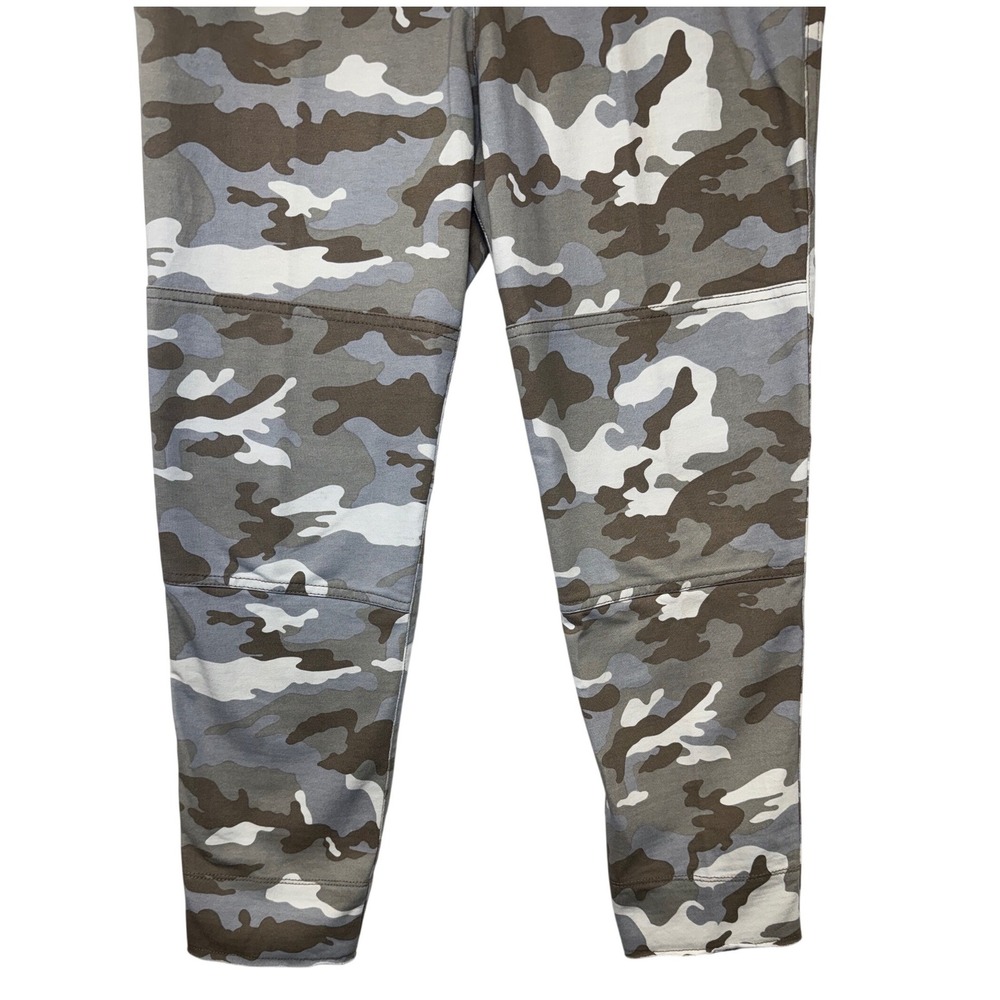 Standard James‎ Perse Camo Joggers Brown Gray Cotton Drawstring Pants Size 1 (S) - Picture 4 of 11